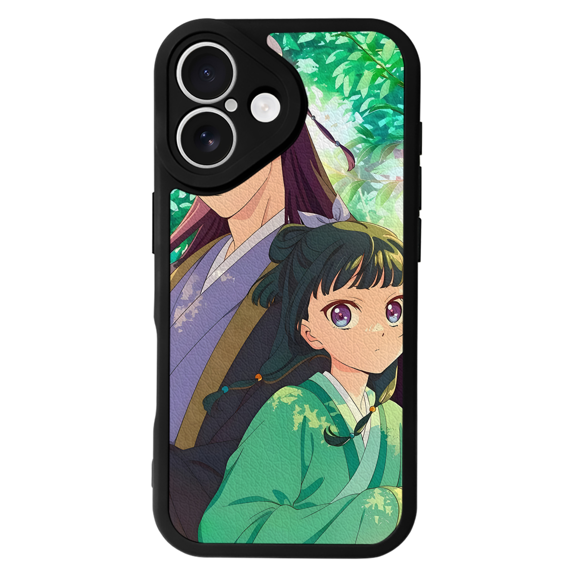 （画像用） 薬屋のひとりごと The Apothecary Diaries 【iPhone 16シリーズ対応】シリコンスマホケース（レザー調） 材質：シリコン
